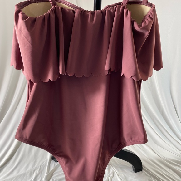 NWT Kona Sol swimsuit, one piece, mauve, size L - Picture 4 of 8